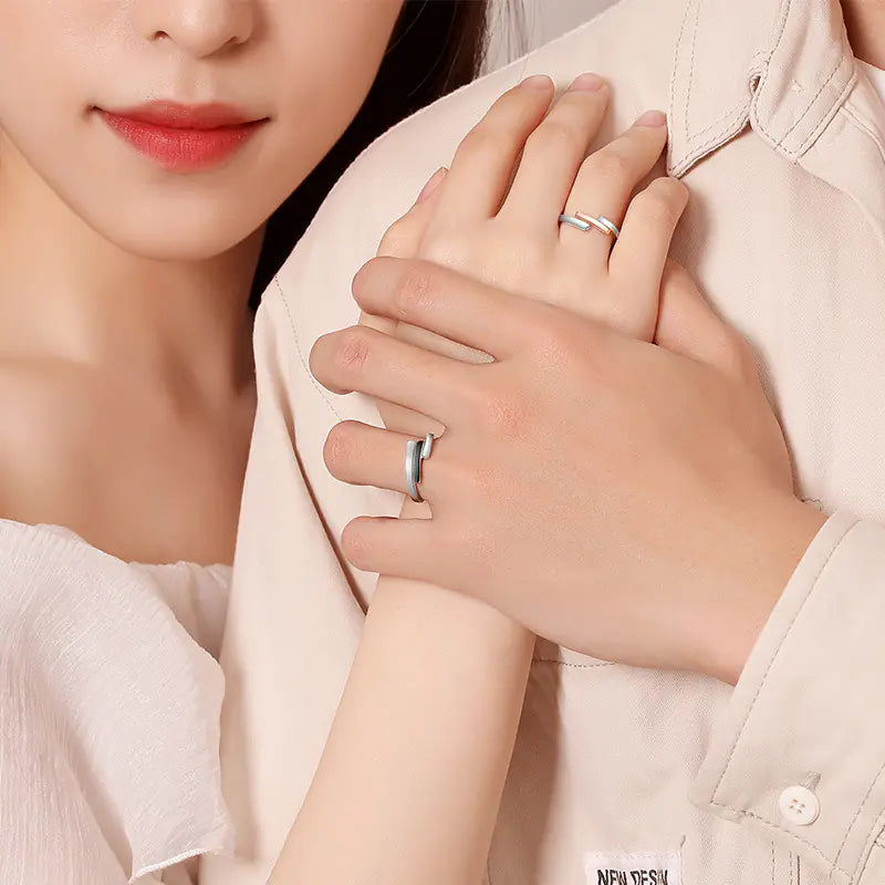 Korean Edition Simple Ring - Cold Scenery Design