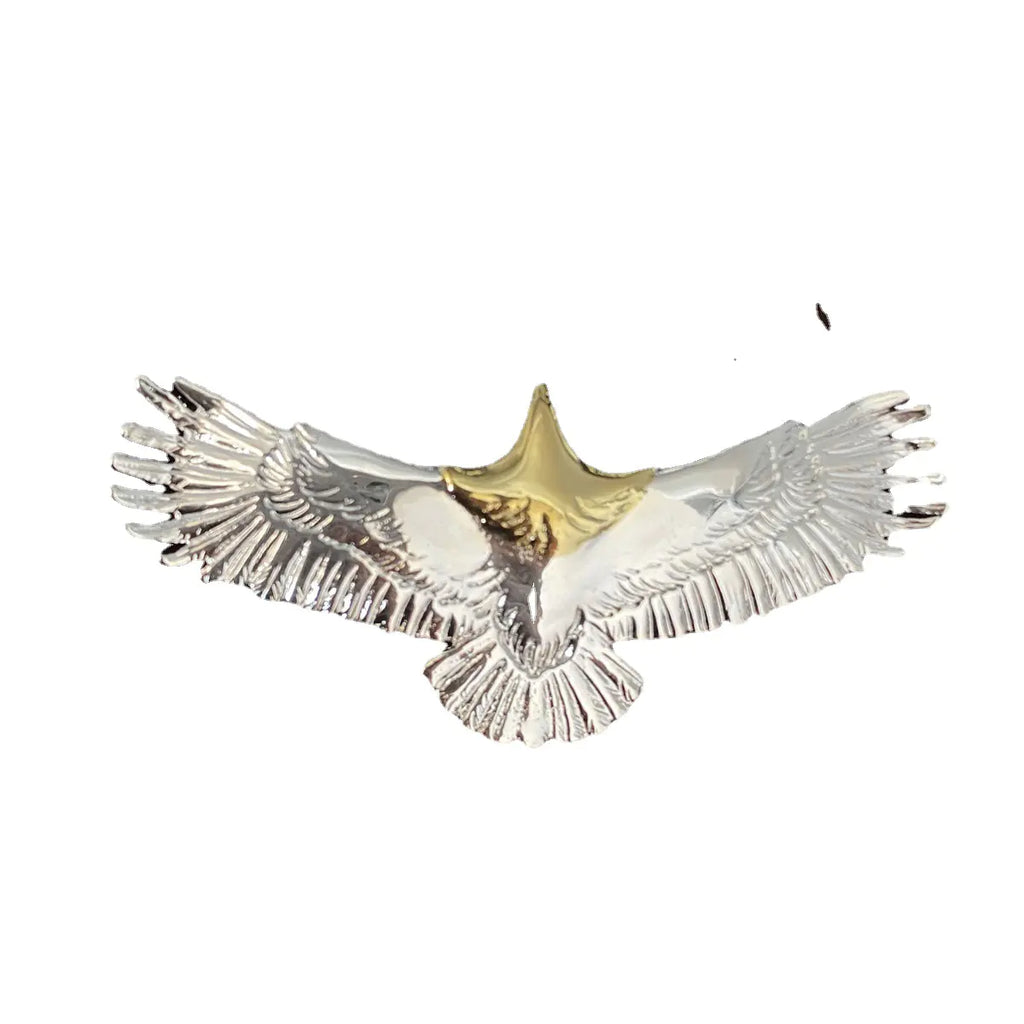 Gold-Plated Eagle Pendant - Fashionable and Versatile